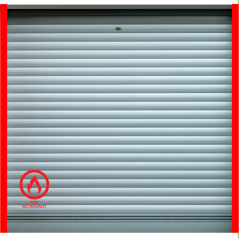 Double Roller Garage Door Fire Retardant