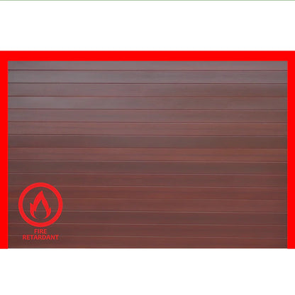 double sectional garage door fire retardant