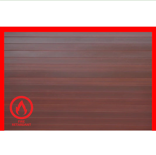 Sectional Double Garage Door Fire Retardant