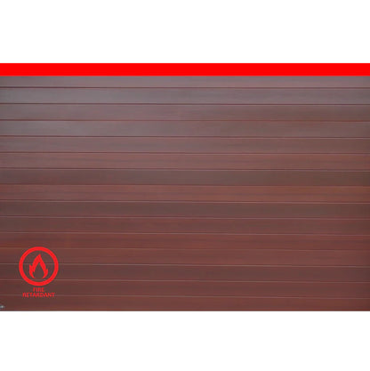 double sectional garage door fire retardant