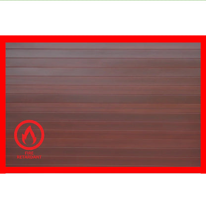 double sectional garage door fire retardant