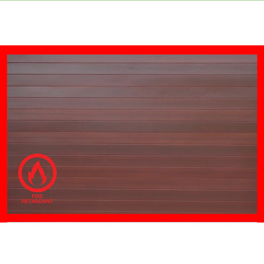 Sectional Double Garage Door Fire Retardant