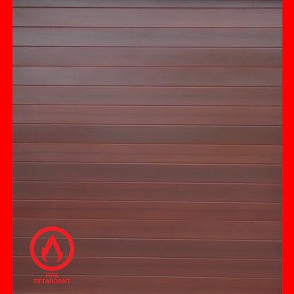 single sectional garage door fire retardant