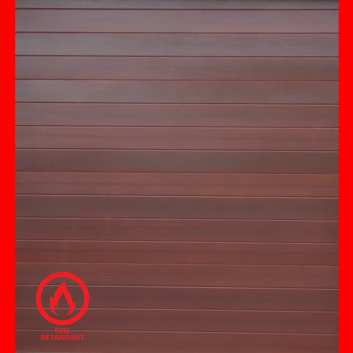 Double Sectional Garage Door Fire Retardant Seal