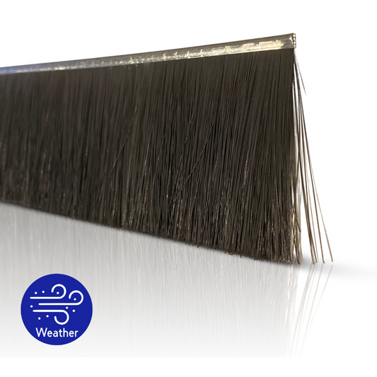 Roller Door Brush Seal Sample - Weatherproof