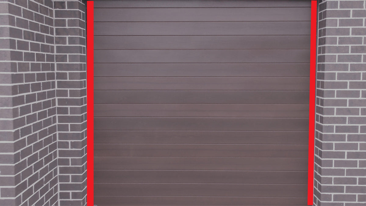 Double Garage Sectional Door Lintel Seal kit Seal Your Garage